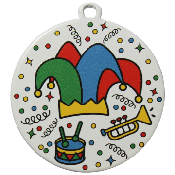 medal iron carnaval d50 t2 white