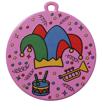 medal iron carnaval d50 t2 pink