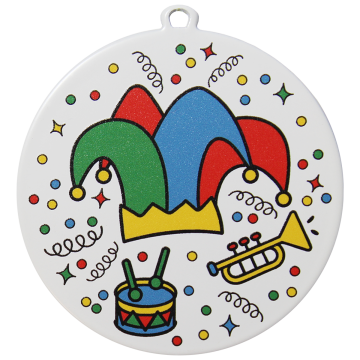 medal iron carnaval d70 t2 white