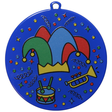 medal iron carnaval d70 t2 blue