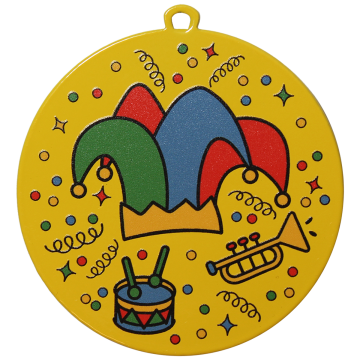 medal iron carnaval d70 t2 yellow
