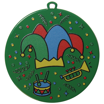medal iron carnaval d70 t2 green