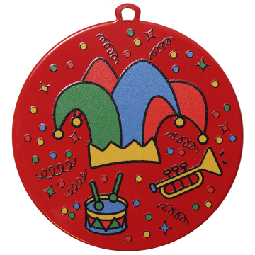 medal iron carnaval d70 t2 red